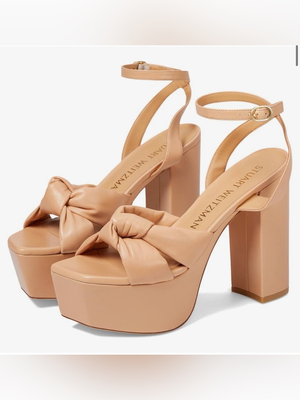 Stuart Weitzman Playa 145 Platform Sandal Heels